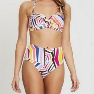 Nwt Kate Spade 2 piece High Rise Bikini Small
